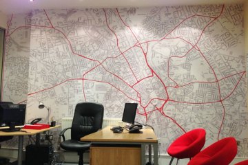 city map wallpaper
